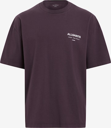 AllSaints Koszulka 'Underground' w kolorze fioletowy: przód