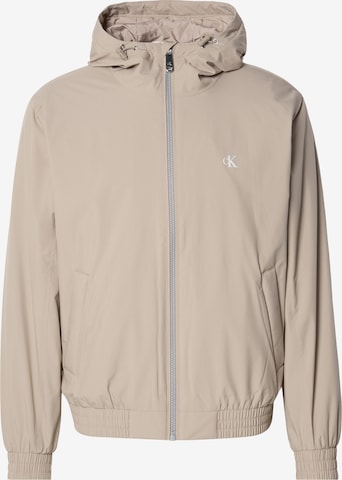 Veste mi-saison Calvin Klein Jeans en marron : devant