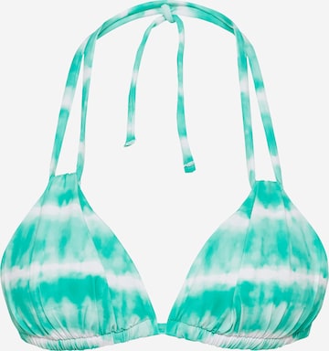 s.Oliver Triangle Bikini Top in Green: front