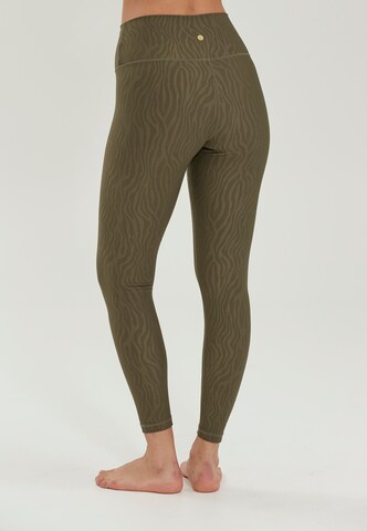 Athlecia Slimfit Tights 'Alma' in Grün