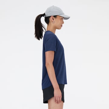 T-shirt fonctionnel 'Athletics' new balance en bleu