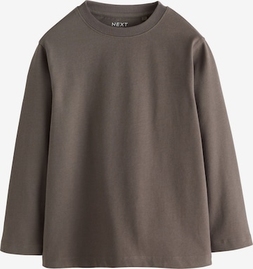 Next Shirt in Bruin: voorkant