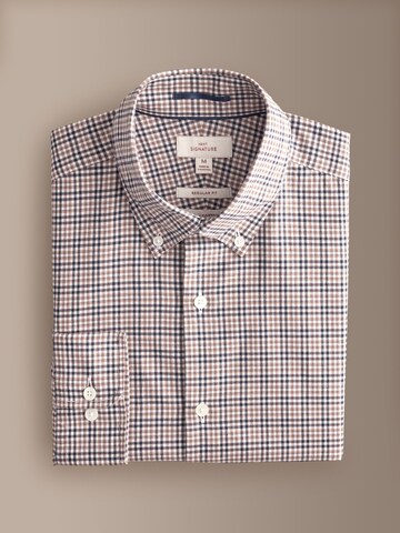 Next Regular Fit Hemd in Beige