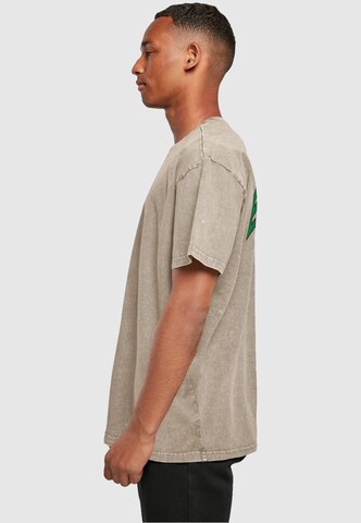 T-Shirt 'Attitude' Merchcode en marron