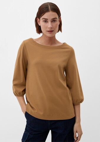 T-shirt s.Oliver en beige : devant