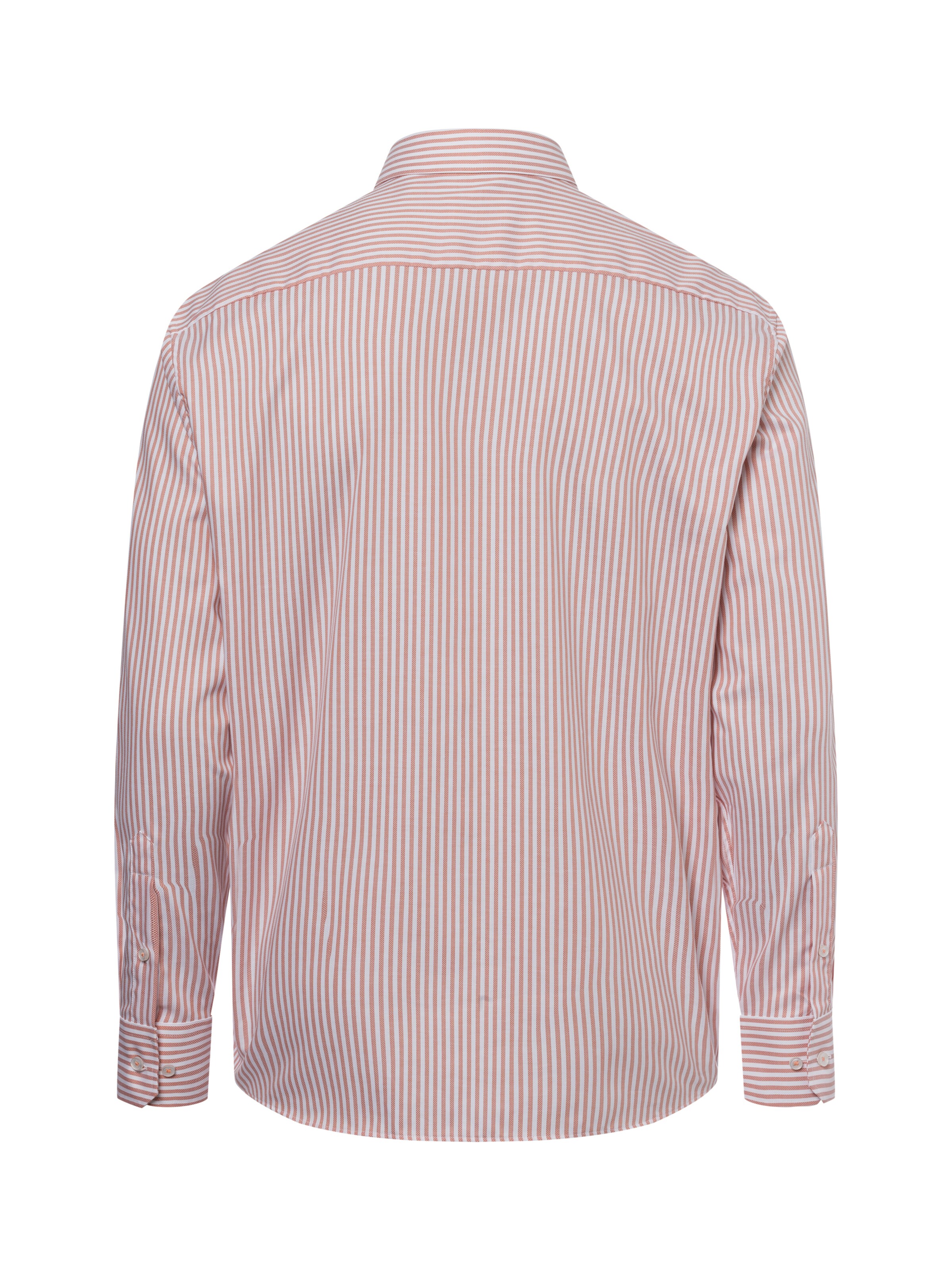 ETERNA Comfort fit Button Up Shirt in Orange