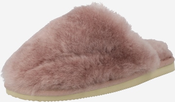 thies Slippers 'Fluffy' in Pink: front