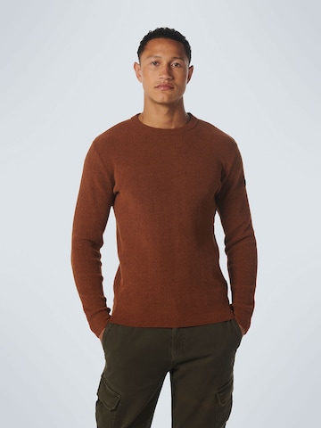 Pull-over No Excess en marron : devant