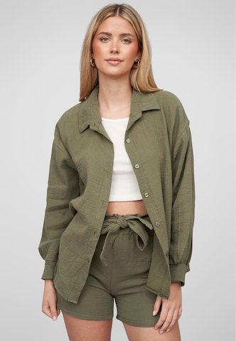 Camicia da donna di Cloud5ive in verde: frontale