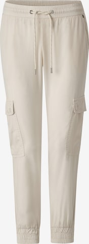 Pantalon cargo Rich & Royal en blanc : devant