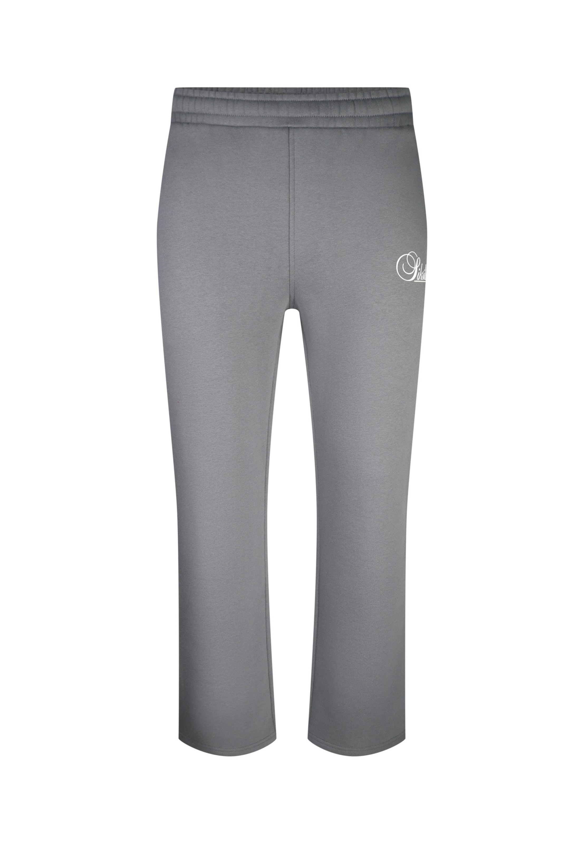 SikSilk Loosefit Broek 'Essentials' in Grijs: voorkant