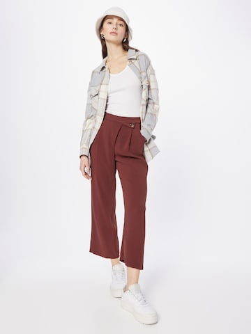 Loosefit Pantalon à pince ABOUT YOU en marron