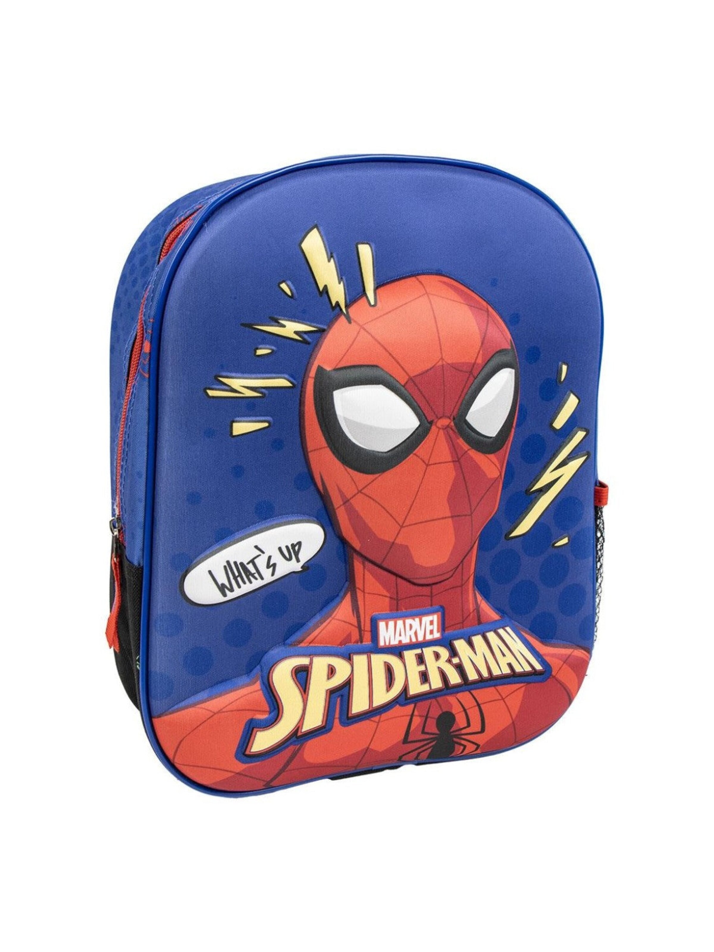 SPIDERMAN Backpack 'Spiderman Rugzak Jongens Meisjes Hoogte 31cm' in Red: front