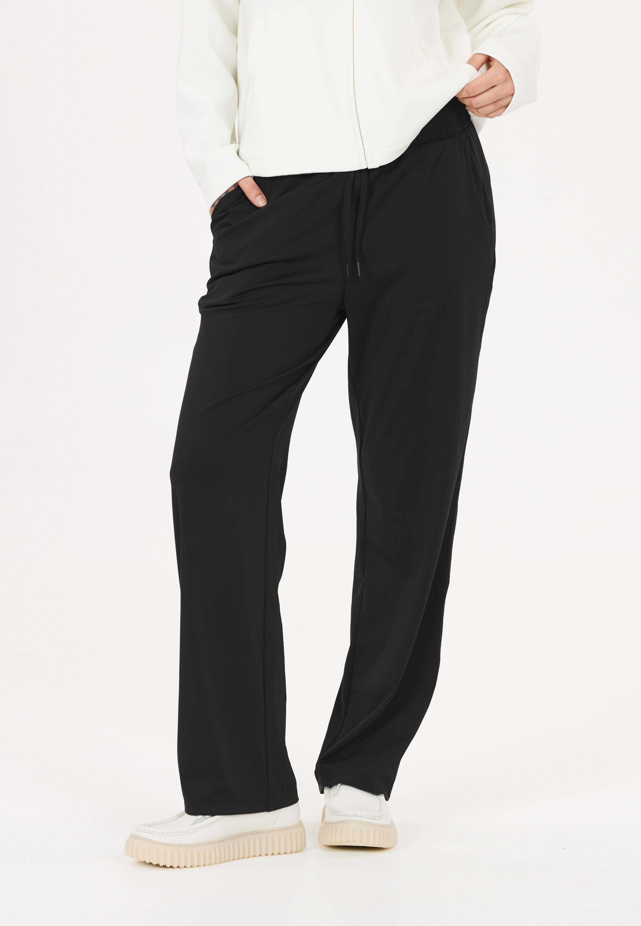 Athlecia Regular Sportbroek 'Fanes' in Zwart