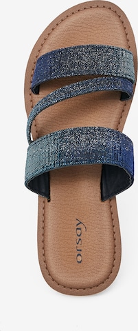 Orsay T-Bar Sandals in Blue