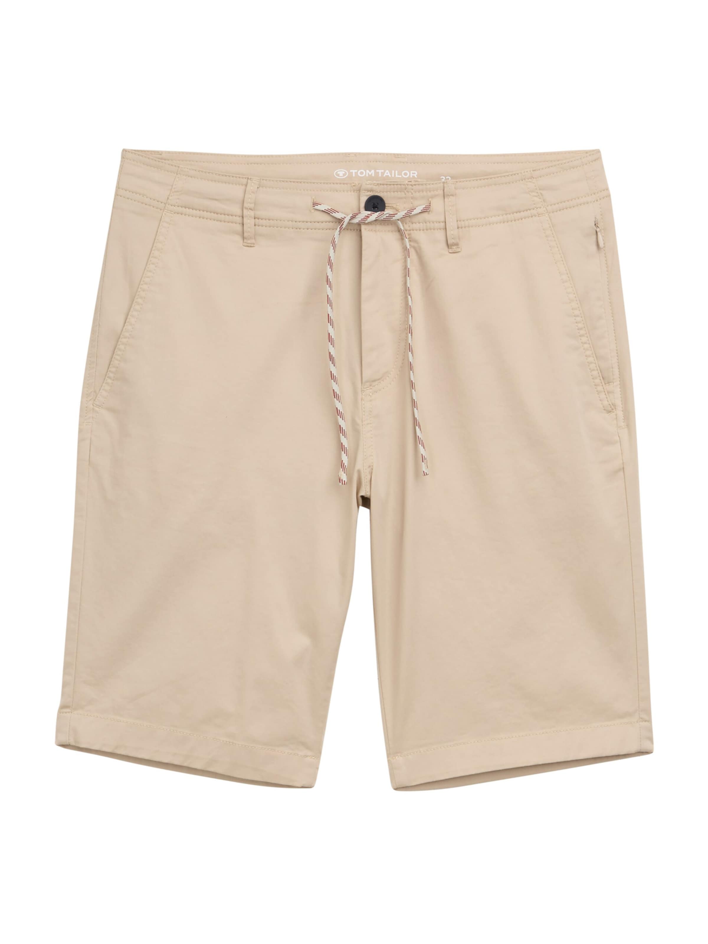 Regular Pantaloni eleganți de la TOM TAILOR pe bej: față