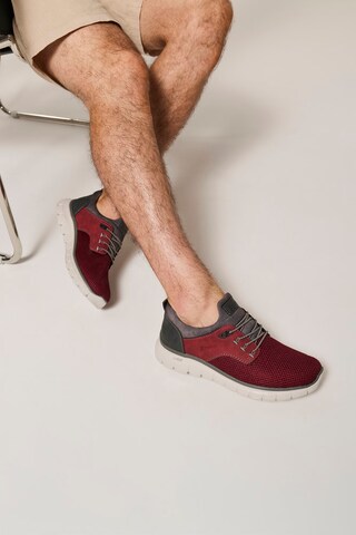 Rieker Slip-Ons in Red