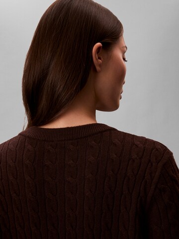 Calvin Klein Jeans Gebreid vest in Bruin