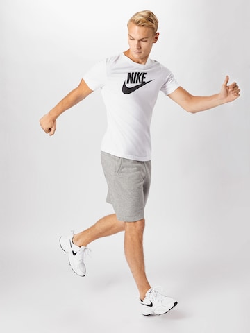 Nike Sportswear - Regular Calças 'Club' em cinzento