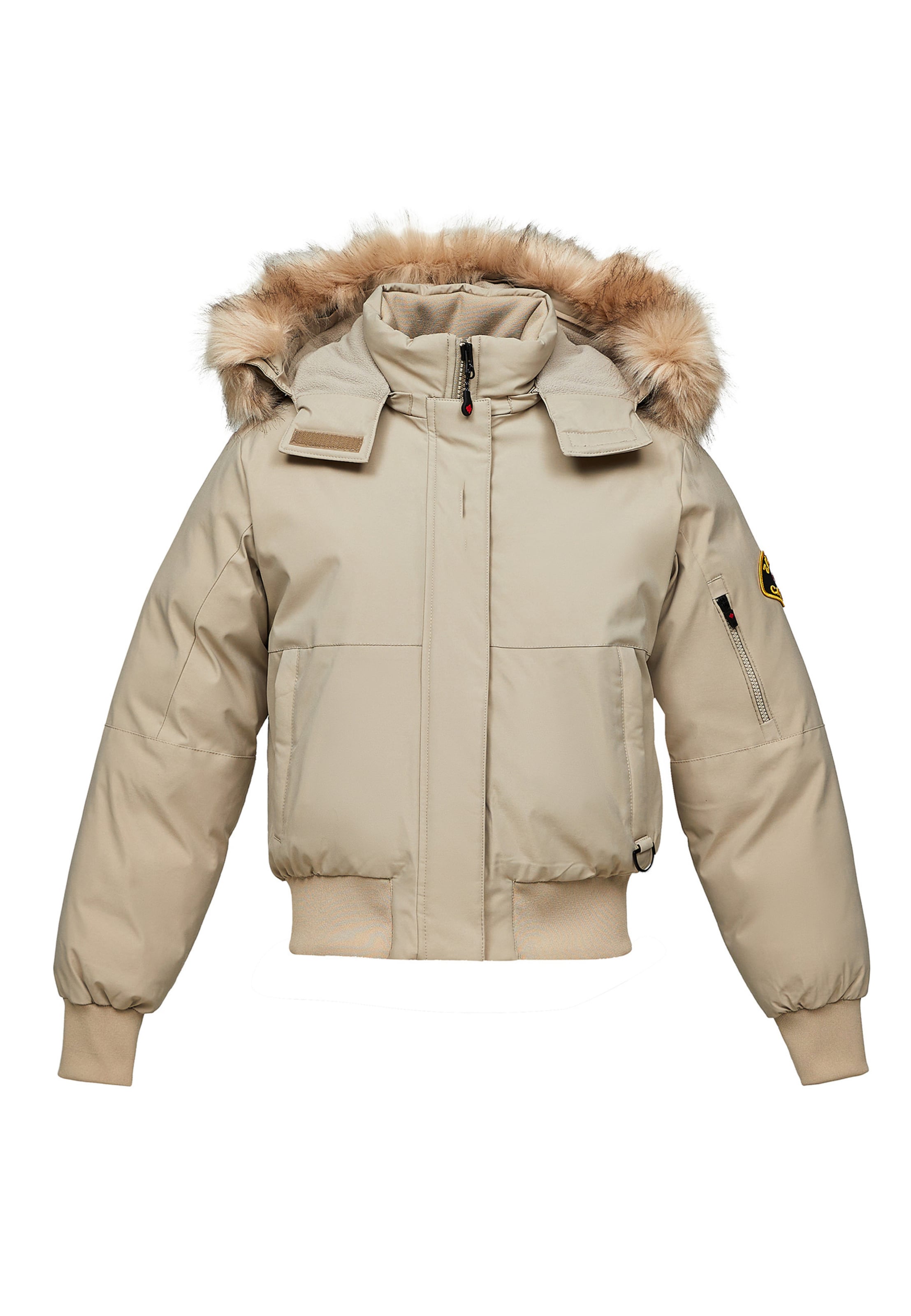 Zavetti Canada Winter jacket 'Olivia' in Beige: front