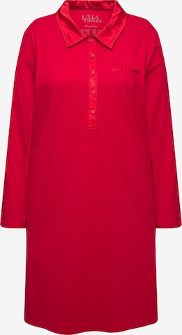 Ulla Popken Nachthemd in Rood: voorkant