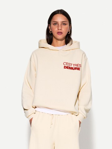 Bershka Sweatshirt i beige: forside
