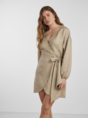 Y.A.S Dress 'Heat' in Beige: front