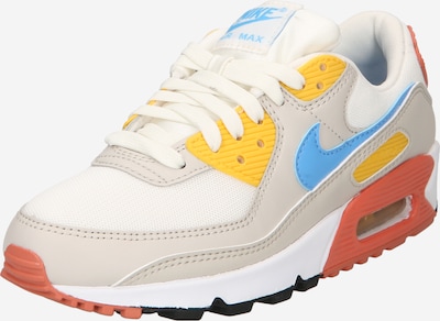 Nike Sportswear Platform trainers 'Air Max 90' in Turquoise / yellow gold / Light grey / White, Item view