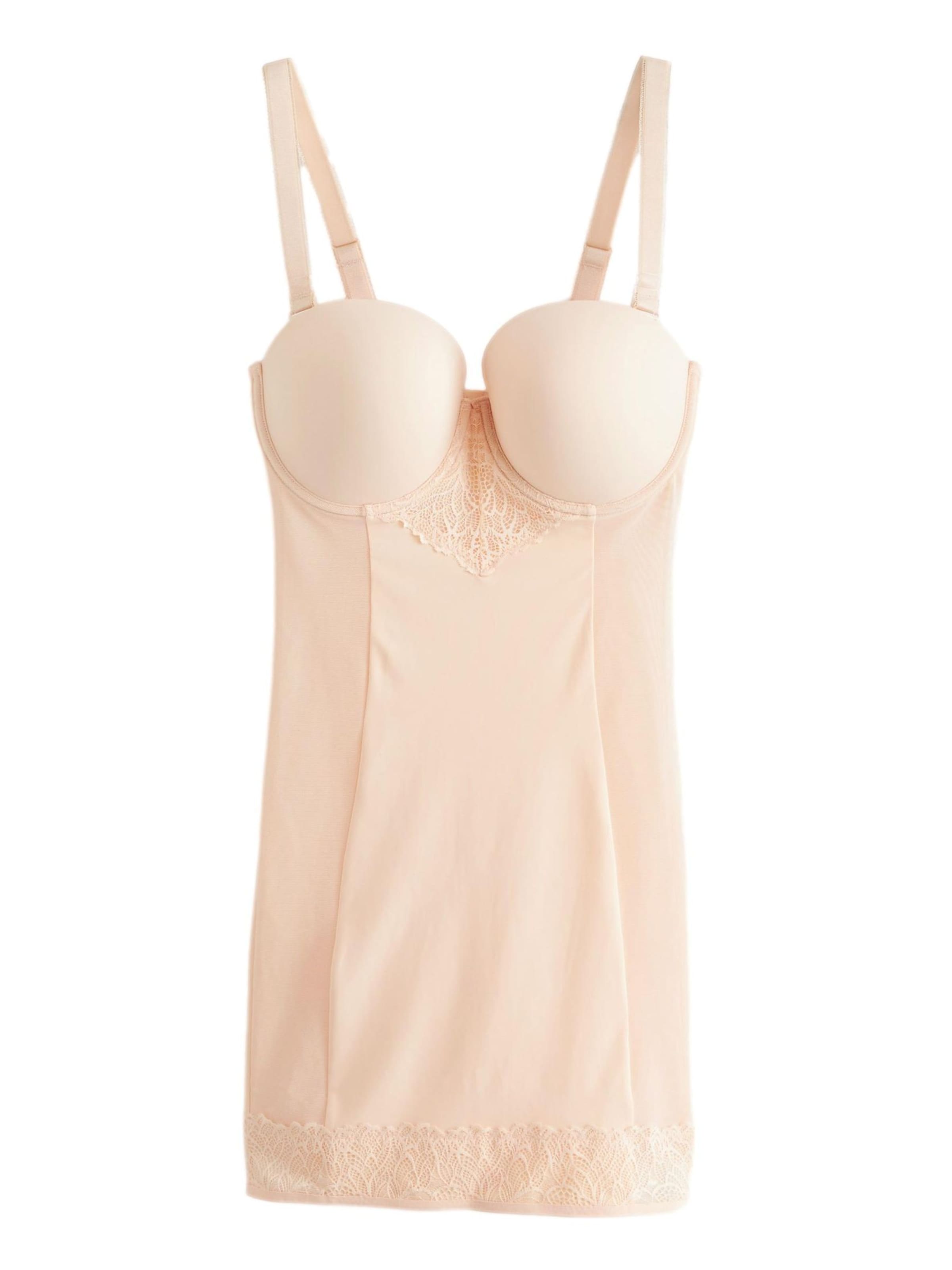 Next Korzetové šaty - Ružová: predná strana