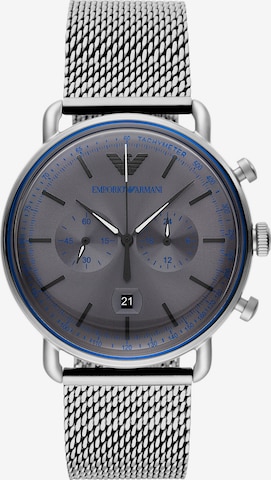 Emporio Armani Analog Watch in Silver: front