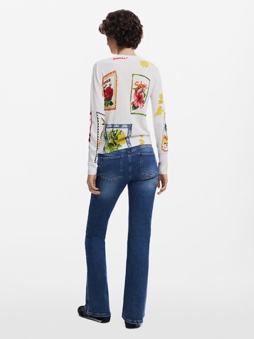 Desigual Pulóver 'Postcard' - fehér