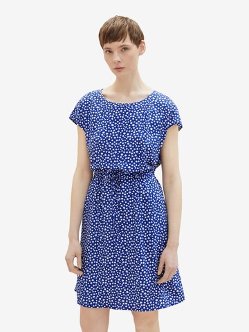 TOM TAILOR DENIM - Vestido de verano en azul: frente