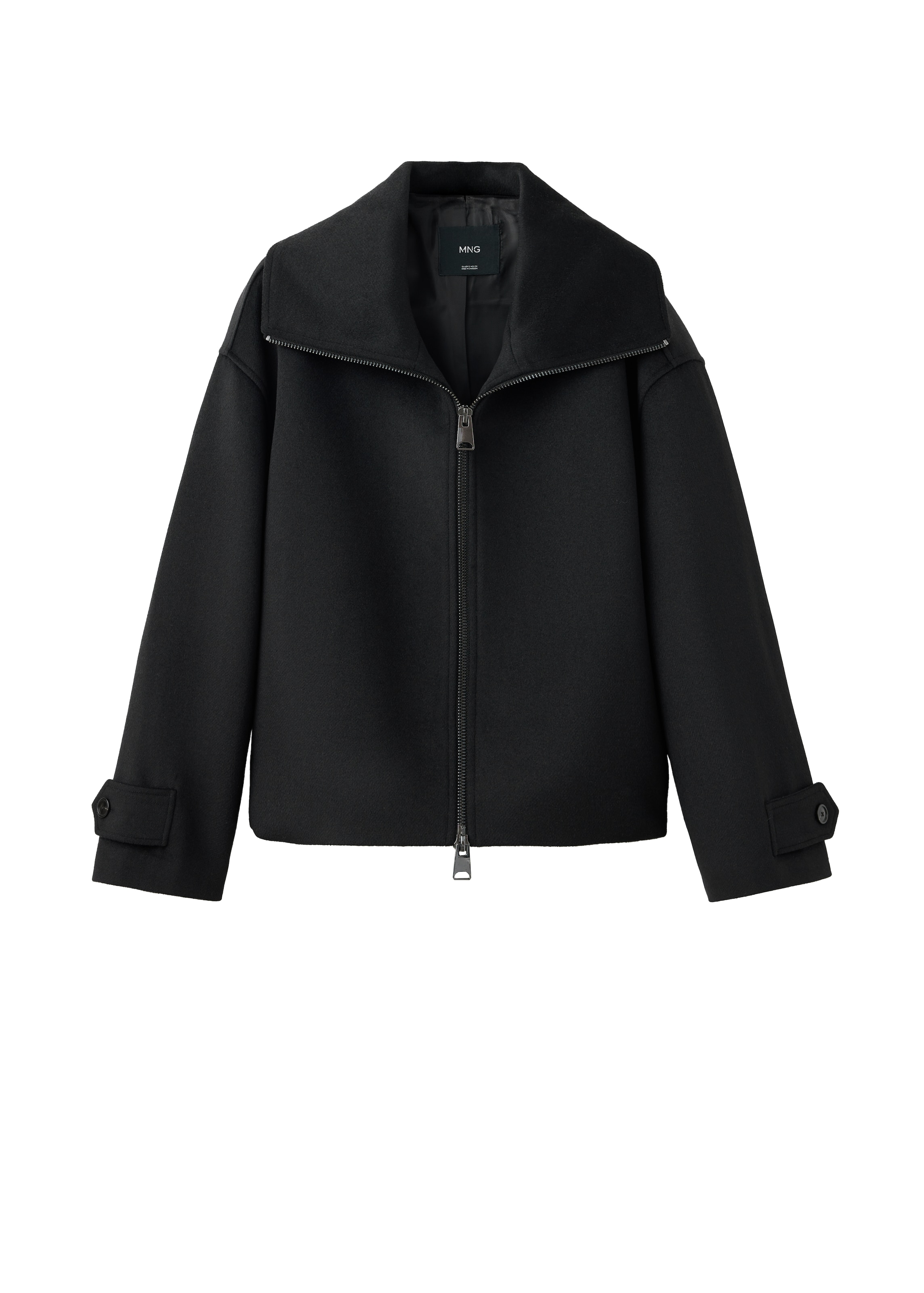 Veste mi-saison 'KANDY' MANGO en noir : devant