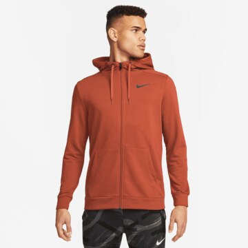 NIKE NIKE Kapuzensweatjacke in Braun: predná strana