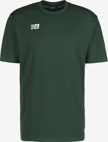 OUTFITTER Functioneel shirt 'Tahi' in Groen: voorkant