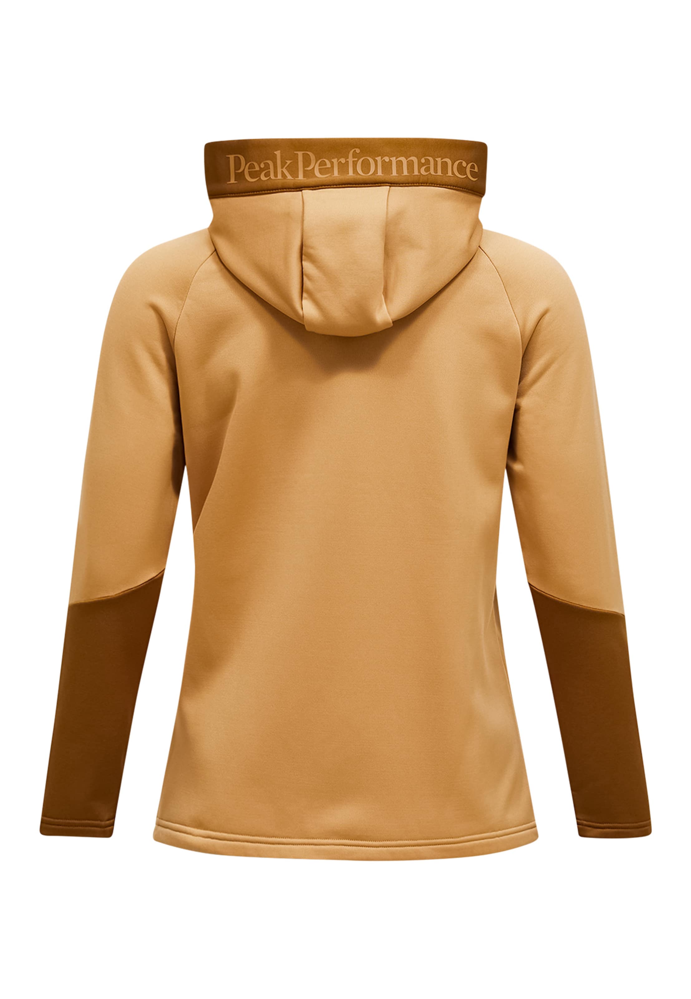 PEAK PERFORMANCE Fleecejacke W Rider Essentials Midlayer Zip Hood in Braun