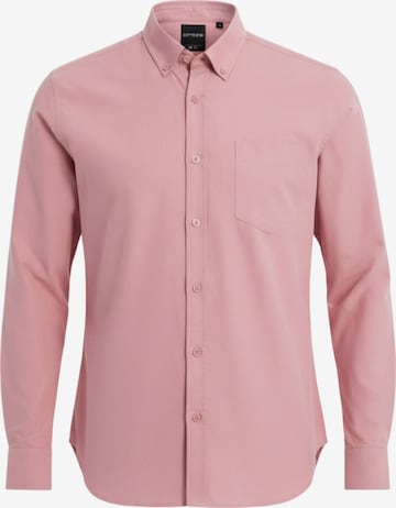 Ombre Regular fit Button Up Shirt in Pink: front