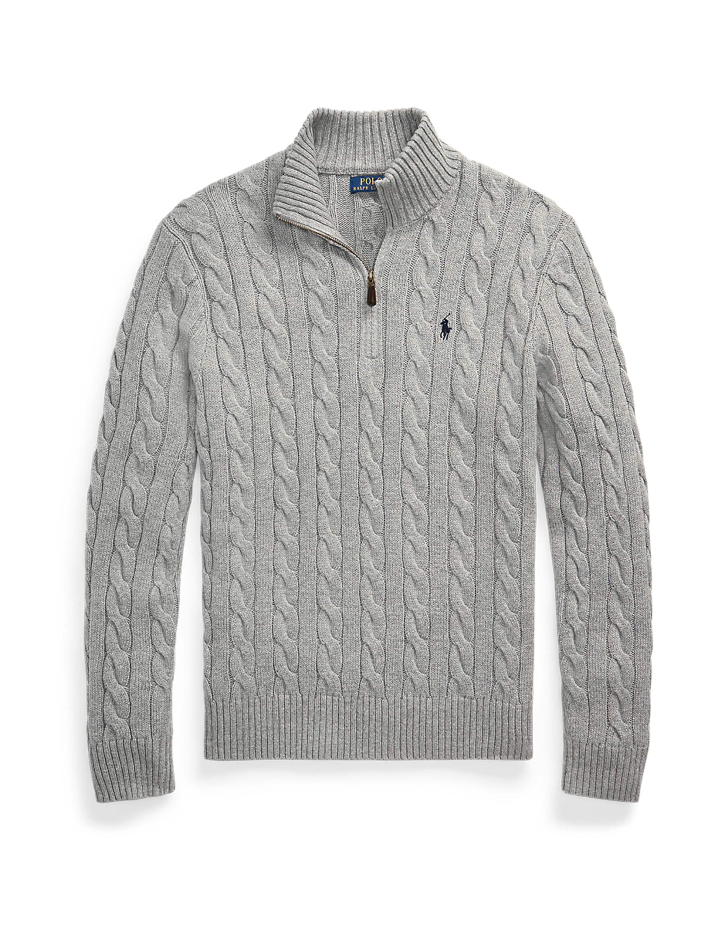 Polo Ralph Lauren Πουλόβερ σε γκρι: μπροστά