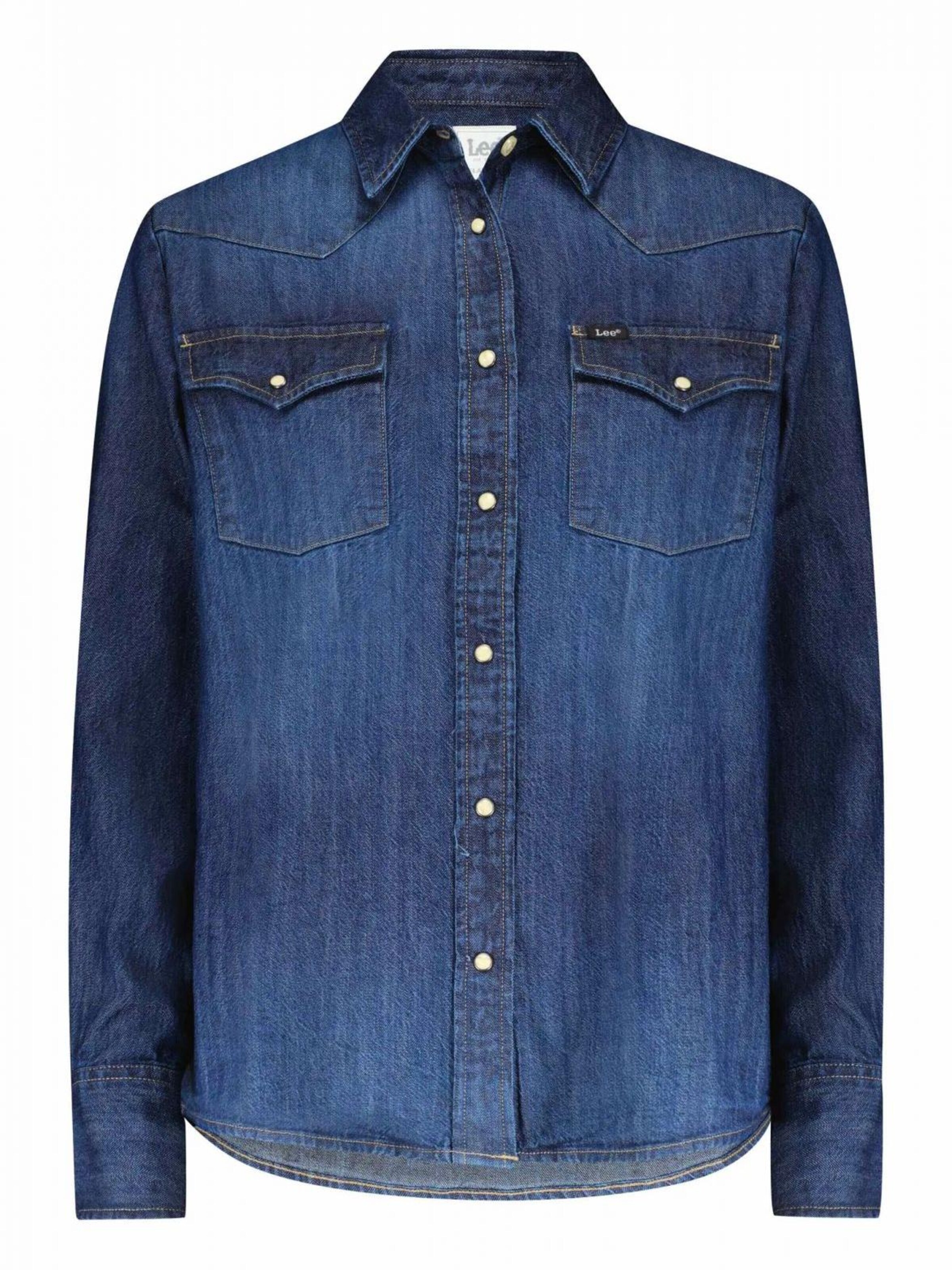 Lee Bluse in Blau: Vorderseite
