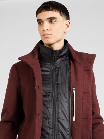 Matinique Regular fit Between-seasons coat 'Harvey' in Purple
