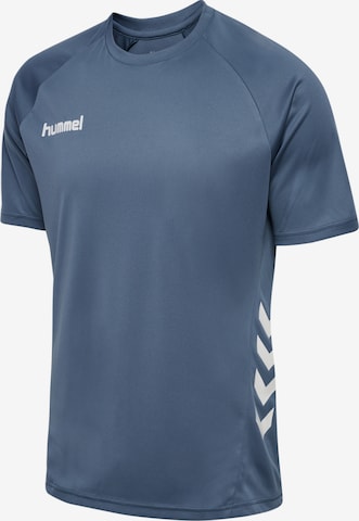 Hummel Tracksuit in Blue: front