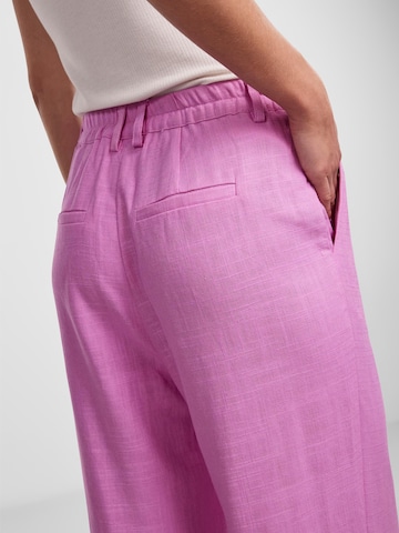Wide leg Pantaloni 'Sisma' di Y.A.S in rosa