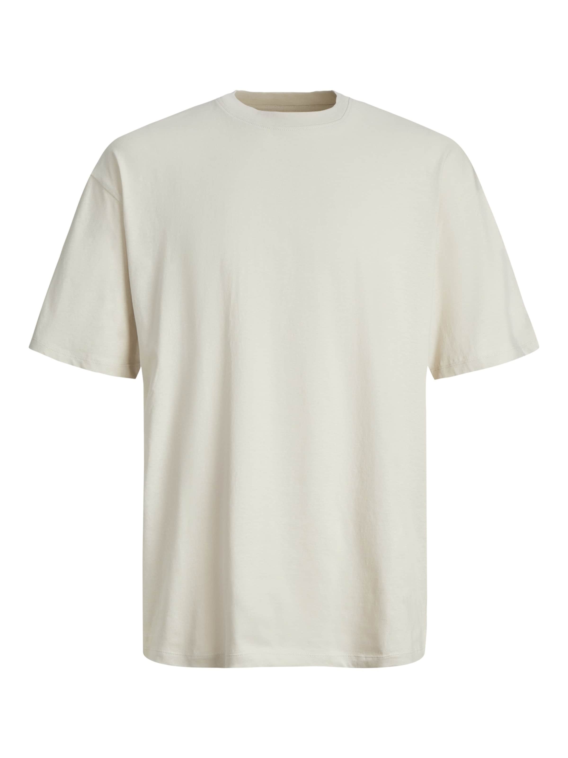 JACK & JONES Tričko 'JJEBradley' - Béžová