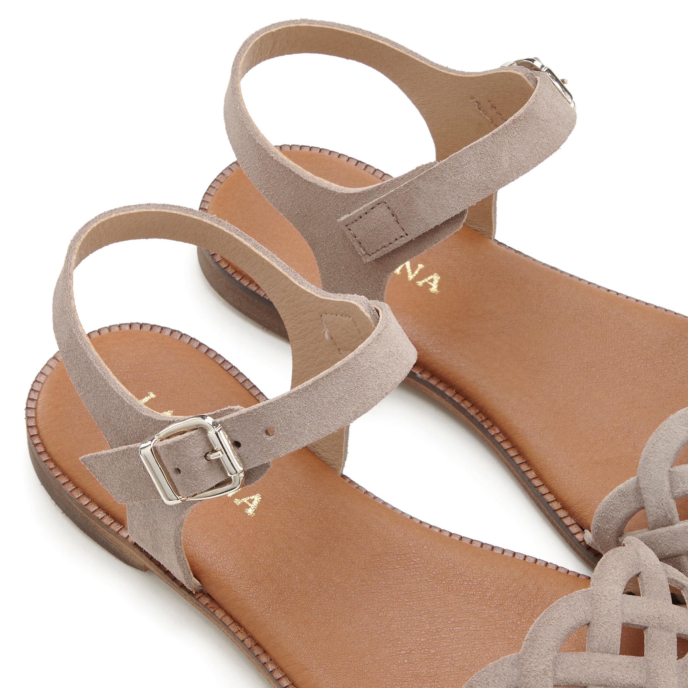 bēšs LASCANA Sandales