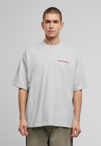 T-Shirt Prohibited en gris