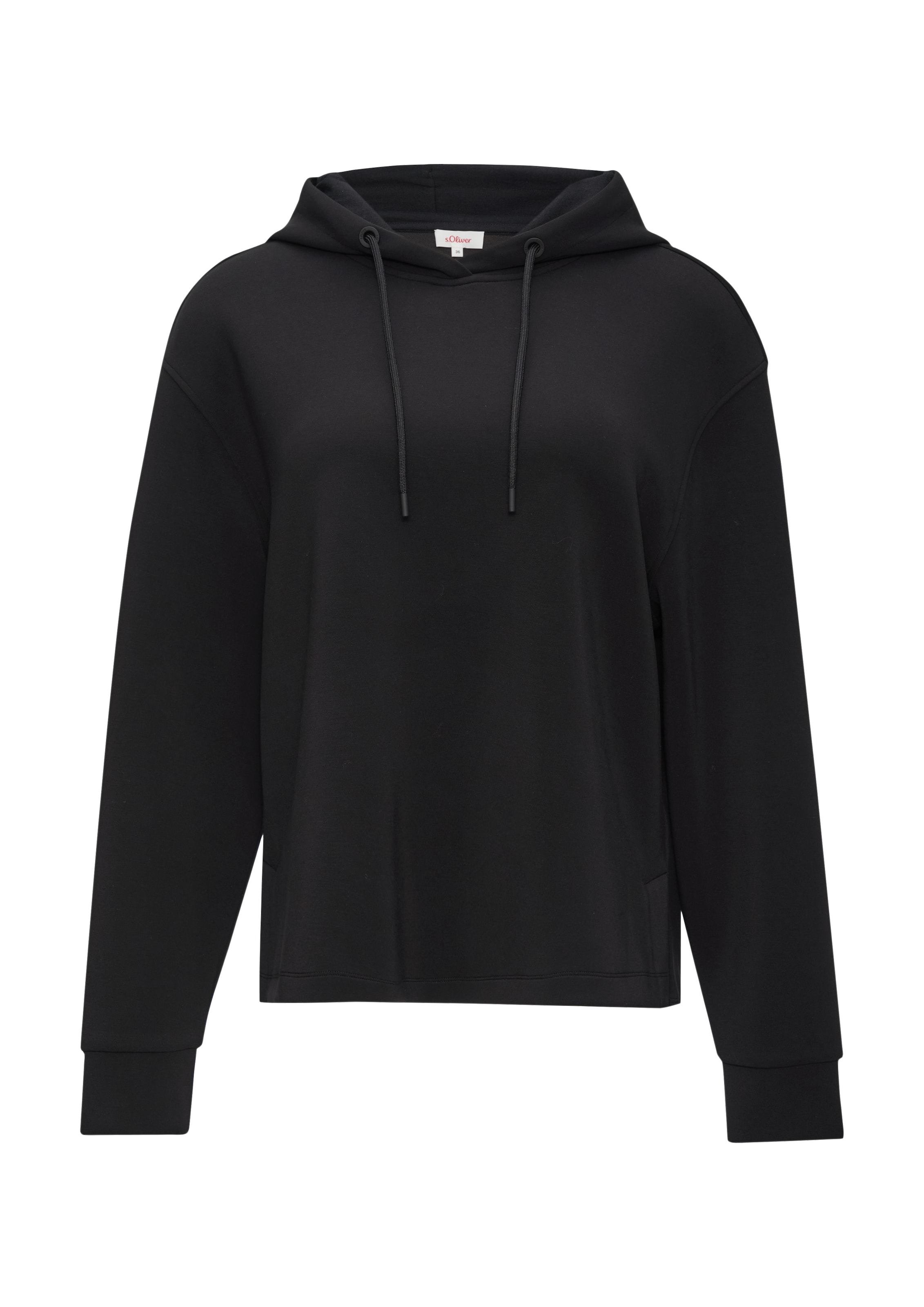 s.Oliver Sweatshirt in Schwarz: Vorderseite