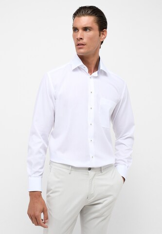 ETERNA Regular fit Button Up Shirt in White: front