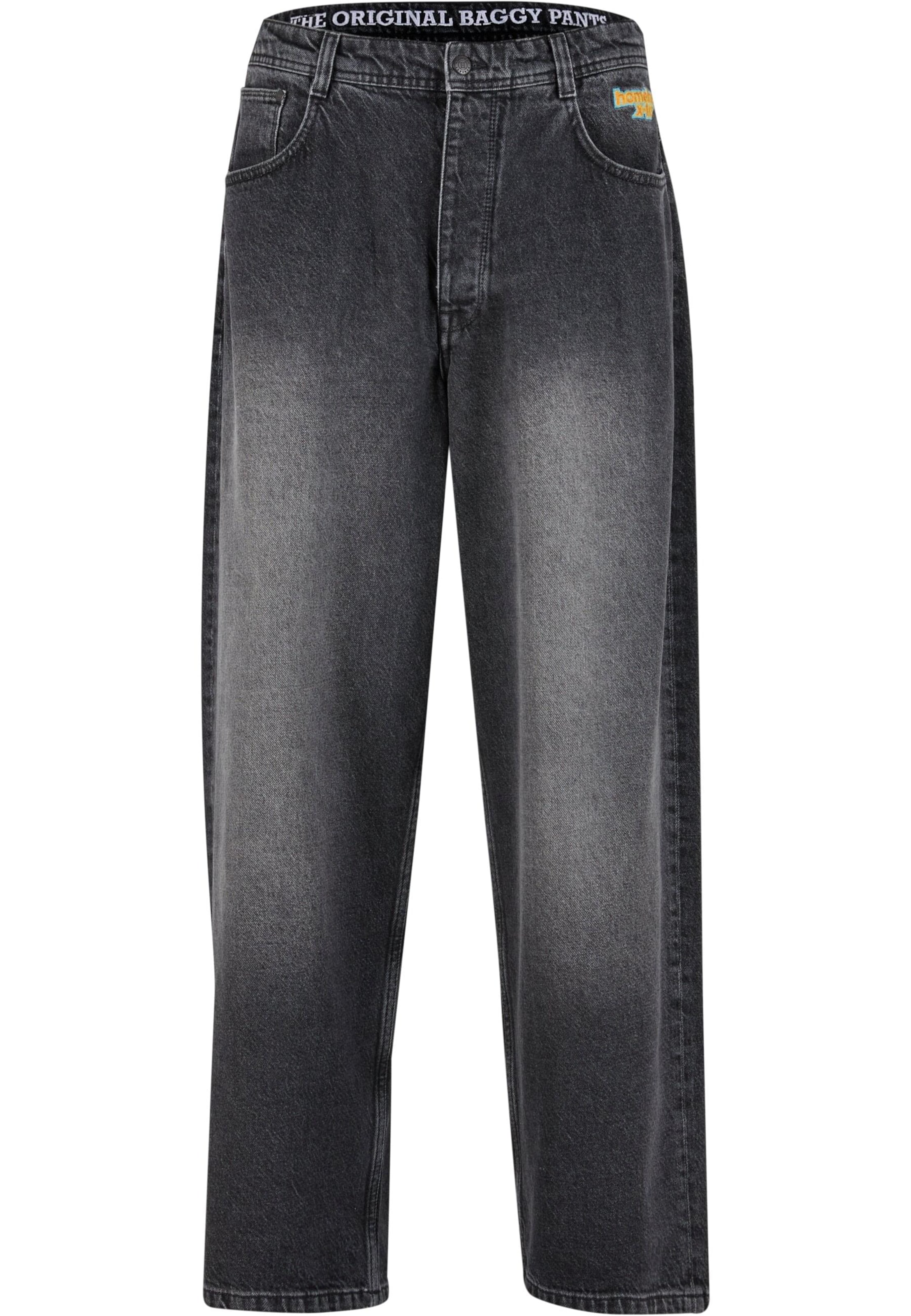 Baggy Jeans 'Monster' di HOMEBOY in nero: frontale