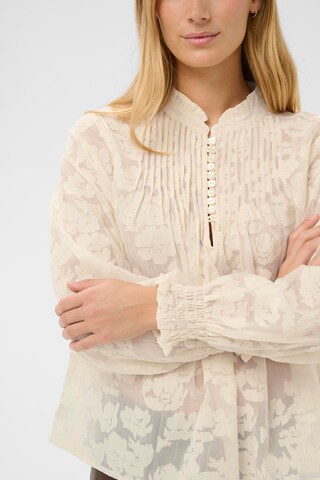 Chemisier 'ZayanPW' Part Two en blanc