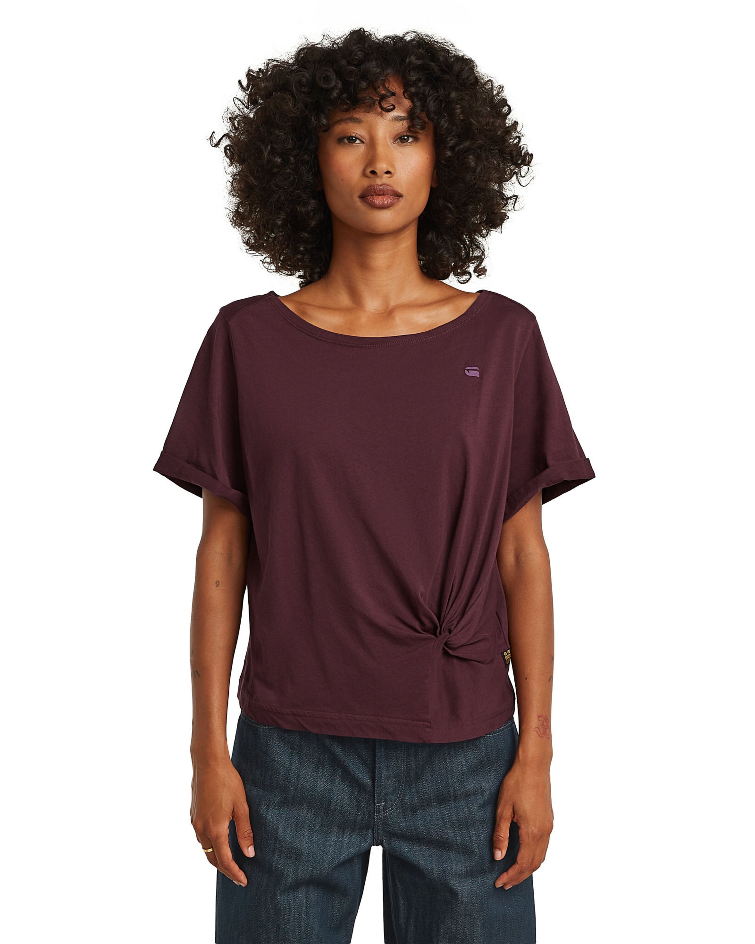 G-STAR Shirt in Rood: voorkant